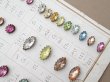 画像7: 19世紀末 アンティーク  サンプラー 大きなラインストーン パステルカラー グラスストーン - A.S.F - (7)