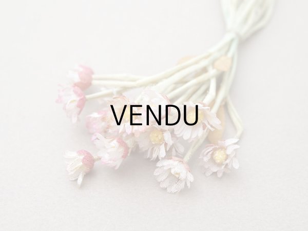 画像4: ＊蚤の市＊アンティーク デイジーの布花 16輪のセット (4)