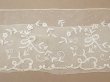 画像3: 19世紀末 アンティーク ドレスパーツ リボンのモチーフ アプリカシオン・アングルテール  4.2m 幅広22.5cmオフホワイト ボビンレース (3)