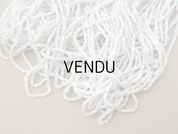 画像5: アンティーク カット入り ミルクガラス ガラスビーズ  シードビーズ 110g (5)