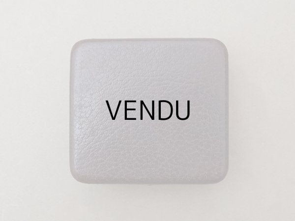 画像7: アンティーク 金彩入り 本革製 ジュエリーボックス ボルドー ブレスレット用 (7)