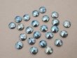 画像9: アンティーク モノグラム入り ガラスビーズ メタリックブルー 11mm 24ピースのセット  (9)
