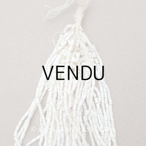 画像: アンティーク シードビーズ 生成り エクリュ 1cm=4粒 32g