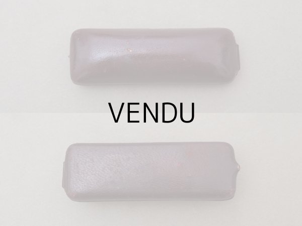 画像5: アンティーク 本革製 ジュエリーボックス ボルドー エパングル (5)