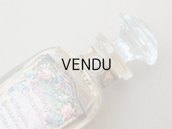 画像7: アンティーク パフュームボトル 香水瓶 サマリテーヌ百貨店 EXTRAIT CONCENTRE - GRANDS MAGASINS DE LA SAMARITAINE PARIS - (7)