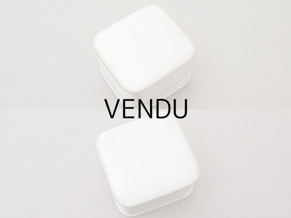 画像3: アンティーク シルクサテンのジュエリーボックス  オフホワイト (3)