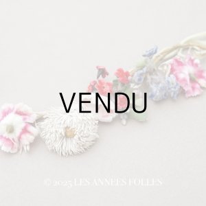 画像: 【クリスマスセール2025対象外】アンティーク ベルベットの布花のブーケ　