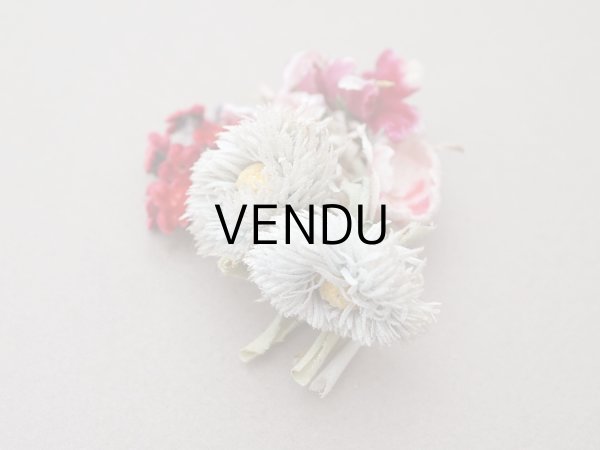 画像7: 【クリスマスセール2025対象外】アンティーク ベルベットの布花のブーケ　 (7)