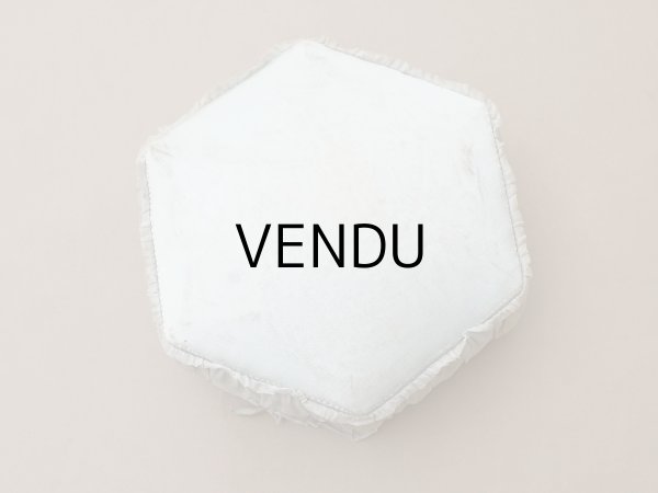 画像13: 【クリスマスセール2025対象外】19世紀末 アンティーク パニエ付きボックス パウダーブルーのオーガンジー＆シルクサテン (13)