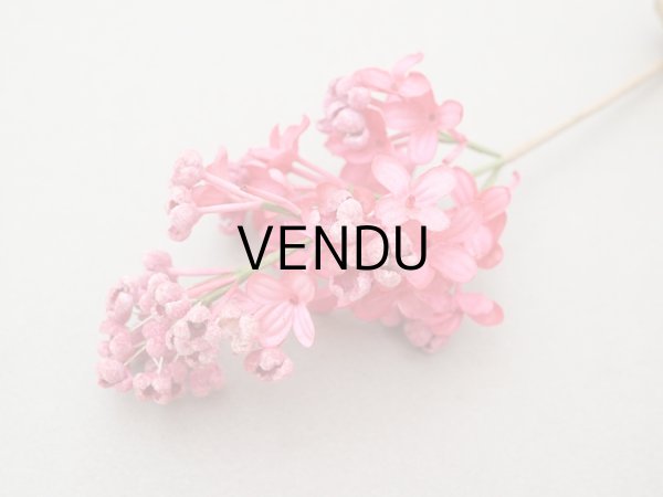 画像3: 【クリスマスセール2025対象外】アンティーク ライラックの布花 チェリーピンク (3)