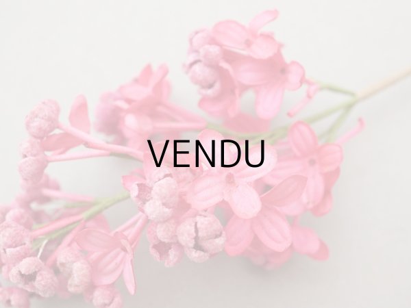 画像4: 【クリスマスセール2025対象外】アンティーク ライラックの布花 チェリーピンク (4)