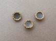 画像2: 【クリスマスセール2025対象外】19世紀 アンティーク 極小 メタルボタン 6mm 3点セット (2)