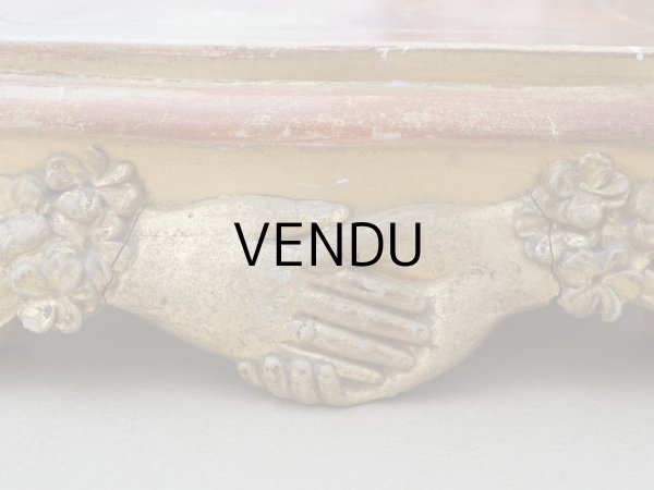 画像10: 【クリスマスセール2025対象外】19世紀末 アンティーク マリアージュの台座 ハンドモチーフ (10)