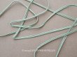 画像1: アンティーク 紐 ミントグリーン 3m 2mm幅 (1)