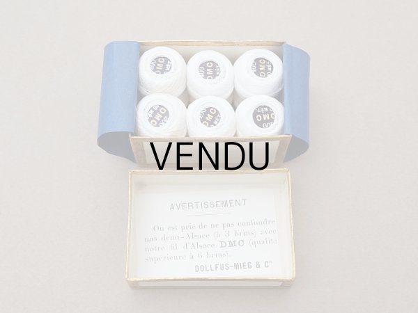 画像8: アンティーク DMCの糸箱 FIL D'ALSACE DOLLFUS MIEC&CIE - DMC - (8)