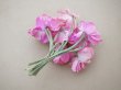 画像4: アンティーク 菫の布花 パルマ菫 ピンク (4)