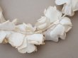 画像9: アンティーク 薔薇の布花のティアラ 花冠  オフホワイト (9)