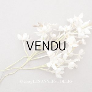 画像: アンティーク ライラックの布花 オフホワイト