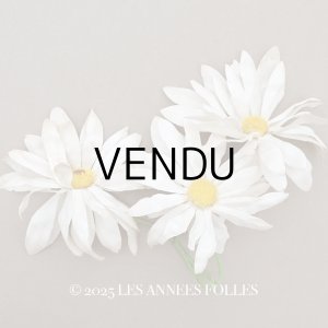 画像: アンティーク マーガレットの布花 