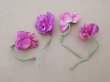 画像4: ＊蚤の市セット＊ アンティーク パルマ菫の布花のセット (4)