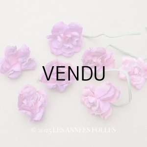 画像: ＊蚤の市セット＊ アンティーク パルマ菫の布花のセット