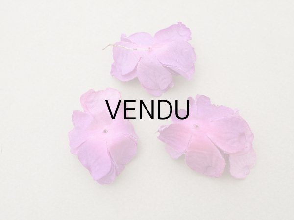 画像3: ＊蚤の市セット＊ アンティーク パルマ菫の布花のセット (3)