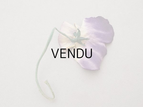 画像3: ＊蚤の市＊ アンティーク パンジーの布花  (3)