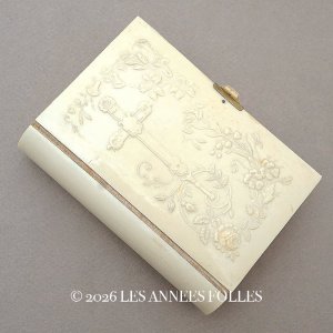 画像: ＊蚤の市＊ 1906年 ミサ典書 クロス＆薔薇&鈴蘭の聖書 