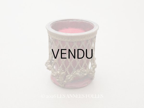 画像1: ＊蚤の市＊19世紀 ナポレオン3世時代 アンティーク ピンクッション 薔薇のガーランド (1)