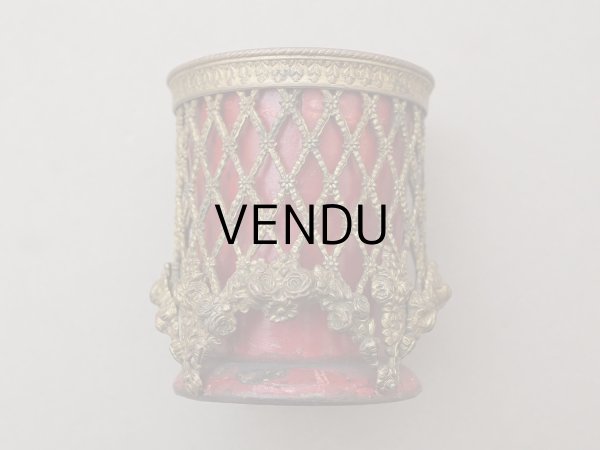 画像7: ＊蚤の市＊19世紀 ナポレオン3世時代 アンティーク ピンクッション 薔薇のガーランド (7)