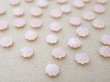 画像7: アンティーク ガラス製 ビーズ 花型 ピンクオパール色 6mm 約50ピースのセット (7)