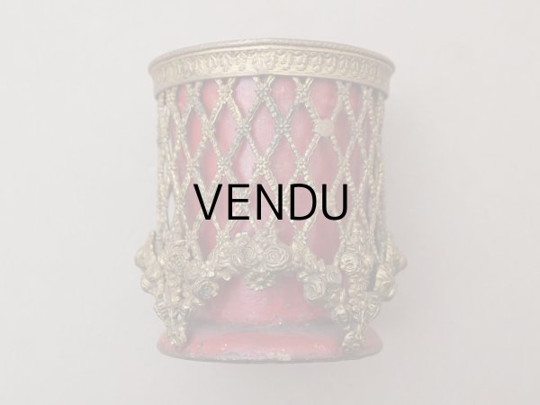 画像8: ＊蚤の市＊19世紀 ナポレオン3世時代 アンティーク ピンクッション 薔薇のガーランド (8)