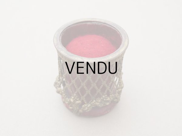 画像2: ＊蚤の市＊19世紀 ナポレオン3世時代 アンティーク ピンクッション 薔薇のガーランド (2)