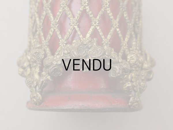 画像6: ＊蚤の市＊19世紀 ナポレオン3世時代 アンティーク ピンクッション 薔薇のガーランド (6)