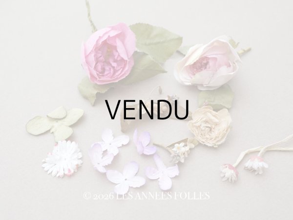 画像1: ＊蚤の市セット＊ アンティーク 小さな布花のセット (1)