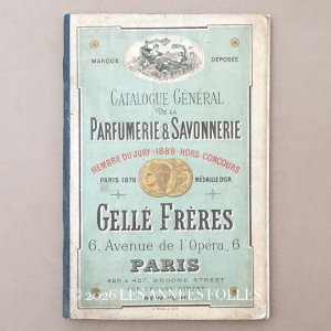 画像: 1889年 アンティーク パフュームリーのカタログ - GELLE FRERES PARIS -