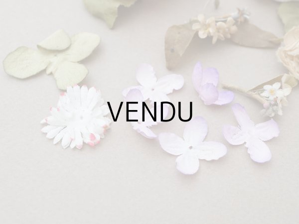 画像4: ＊蚤の市セット＊ アンティーク 小さな布花のセット (4)