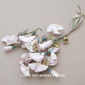 画像: ＊蚤の市＊アンティーク 布花 昼顔 プランタン百貨店のラベル付 - AU PRINTEMPS -