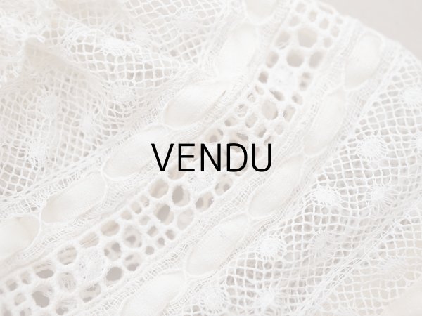 画像5: ＊蚤の市＊アンティーク ベビーボネ レース＆シルクリボン (5)