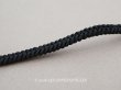 画像1: 1900年頃 アンティーク シルク製 トリム 黒 6mm幅 (1)