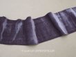 画像1: 19世紀末 アンティーク シルク製 幅広 ベルベットリボン グレイッシュパープル 1.74m 幅10.8cm (1)