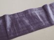 画像4: 19世紀末 アンティーク シルク製 幅広 ベルベットリボン グレイッシュパープル 1.74m 幅10.8cm (4)
