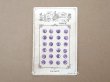 画像1: アンティーク マザーオブパール製 極小 ボタン 6.5mm 24ピース シェルボタン ラヴェンダー色 (1)