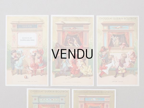 画像2: ＊蚤の市セット＊アンティーク クロモ 5点セット (2)