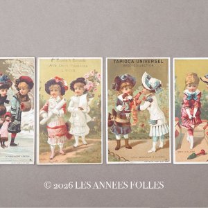 画像: *蚤の市セット*アンティーク クロモ 4点セット