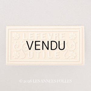 画像: *蚤の市*1901年 アンティーク『LU』カレンダー ウエハース型 GAUFRETTE VANILLE - LEFEVRE-UTILE -