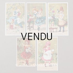 画像: *蚤の市セット*アンティーク クロモ 5点セット