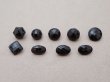 画像3: アンティーク フレンチジェットのボタン 8.5〜11mm 9ピースのセット黒 ガラスボタン (3)