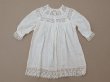 画像5: ＊蚤の市＊1900年頃 アンティーク ベビー用 ドレスドット刺繍のコットンファブリック  (5)