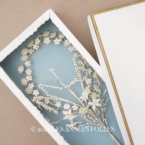 画像: アンティーク ワックスフラワーのブーケ イニシャル  [ MLB ]  結婚式 ウェディング